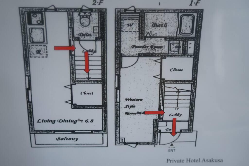 Private Hotel Asakusa Tōkyō Extérieur photo